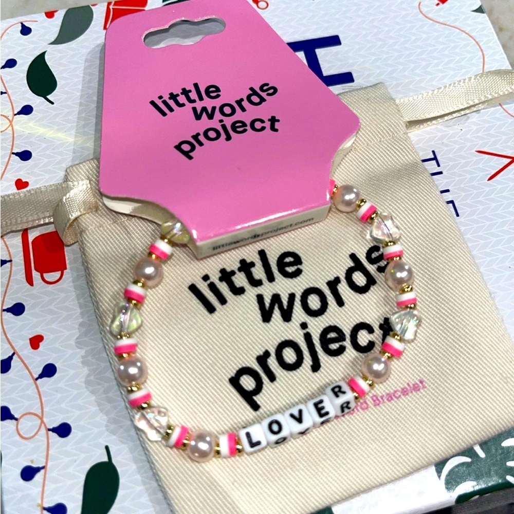New Little Words Project LOVER Beaded Bracelet